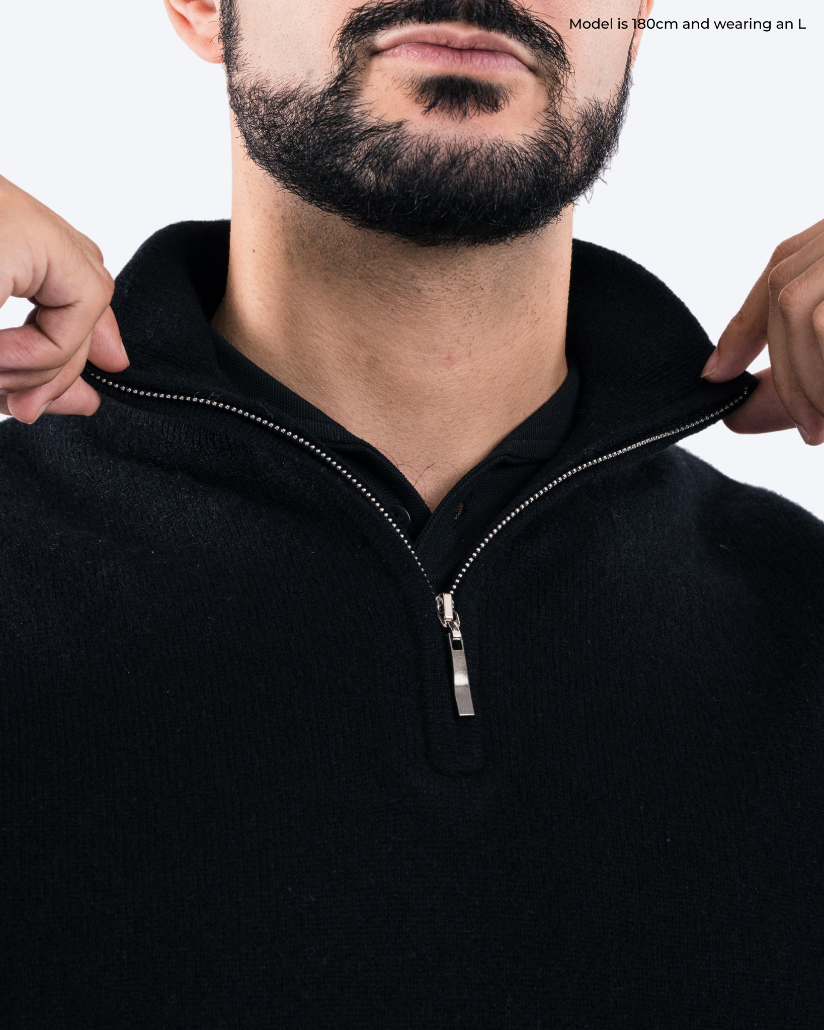 Just Cashmere Quarter Zip