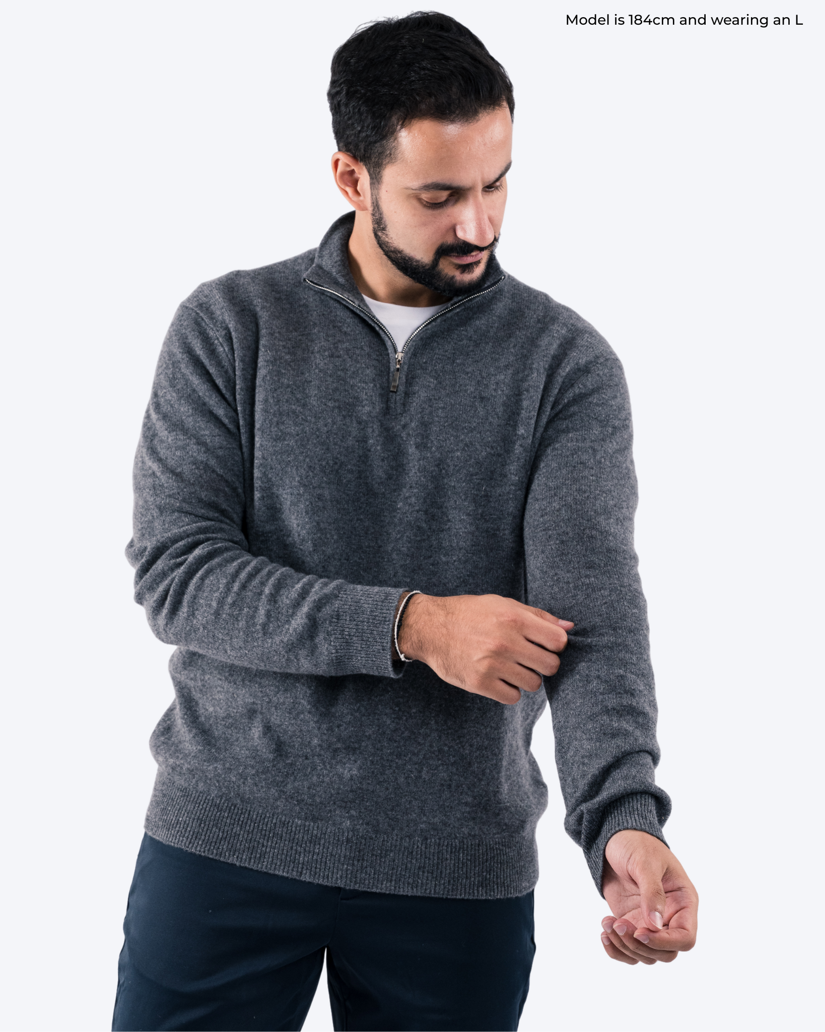 Just Cashmere Quarter Zip