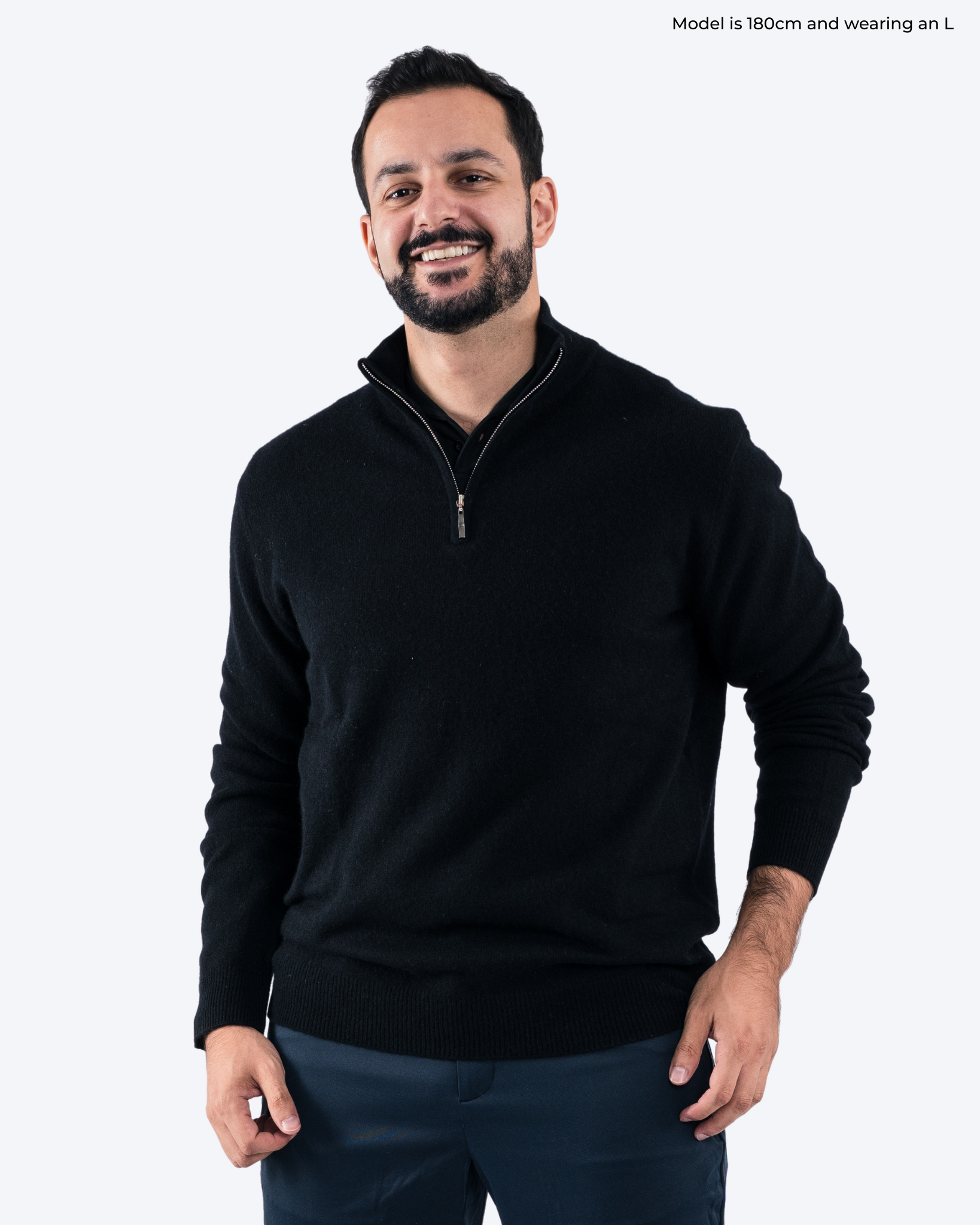 Just Cashmere Quarter Zip