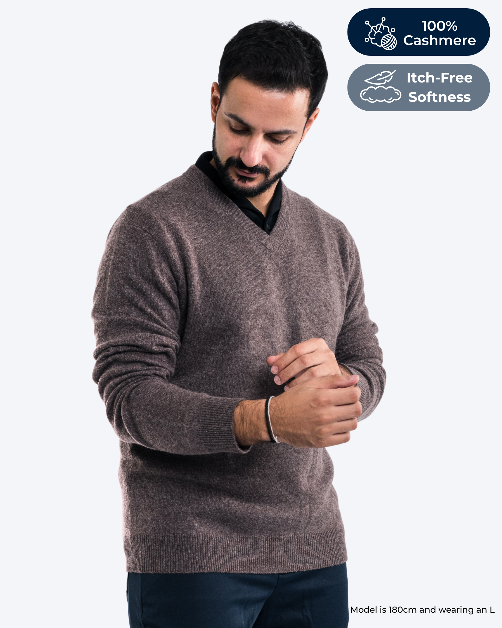 Just Cashmere V Neck