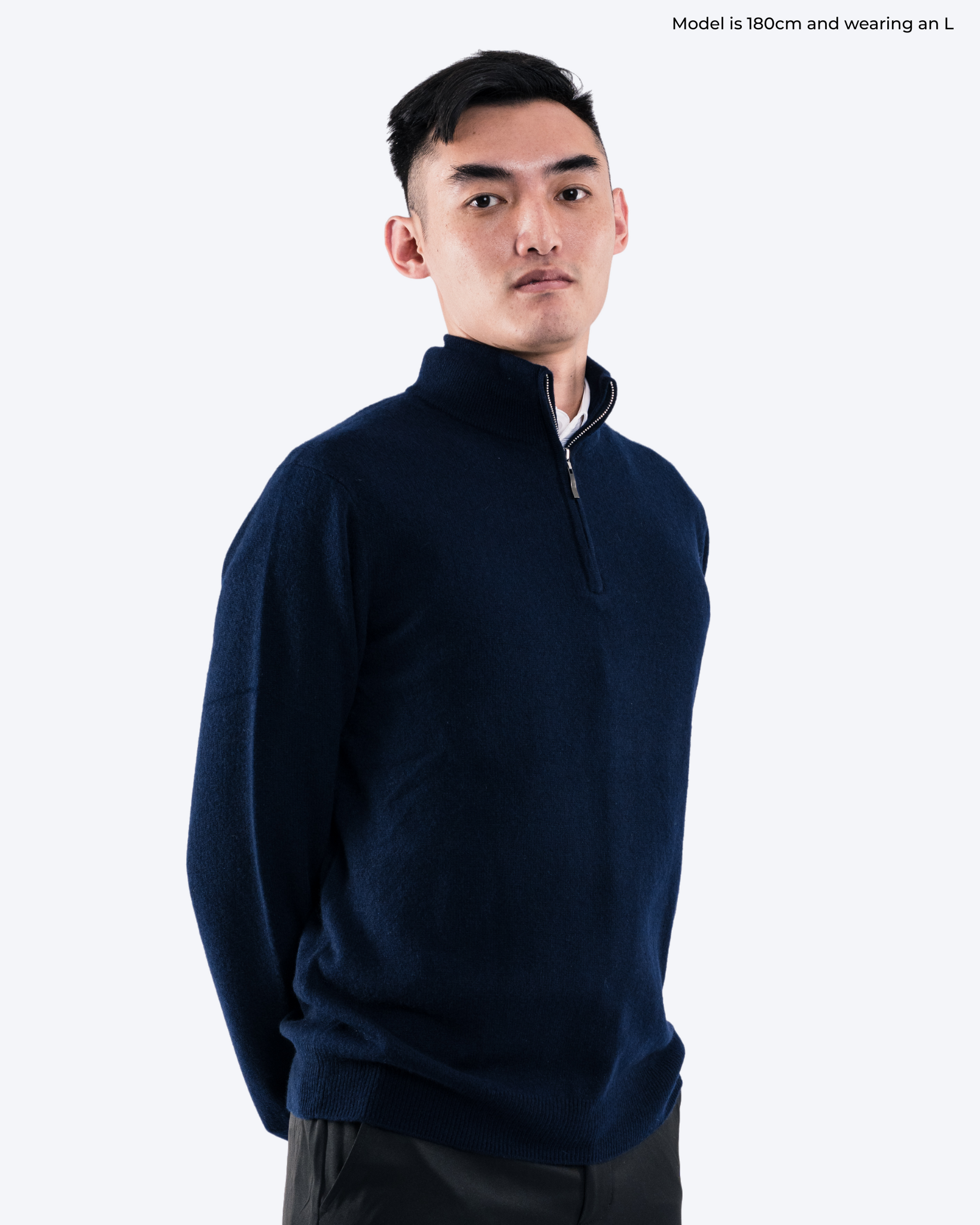 Just Cashmere Quarter Zip