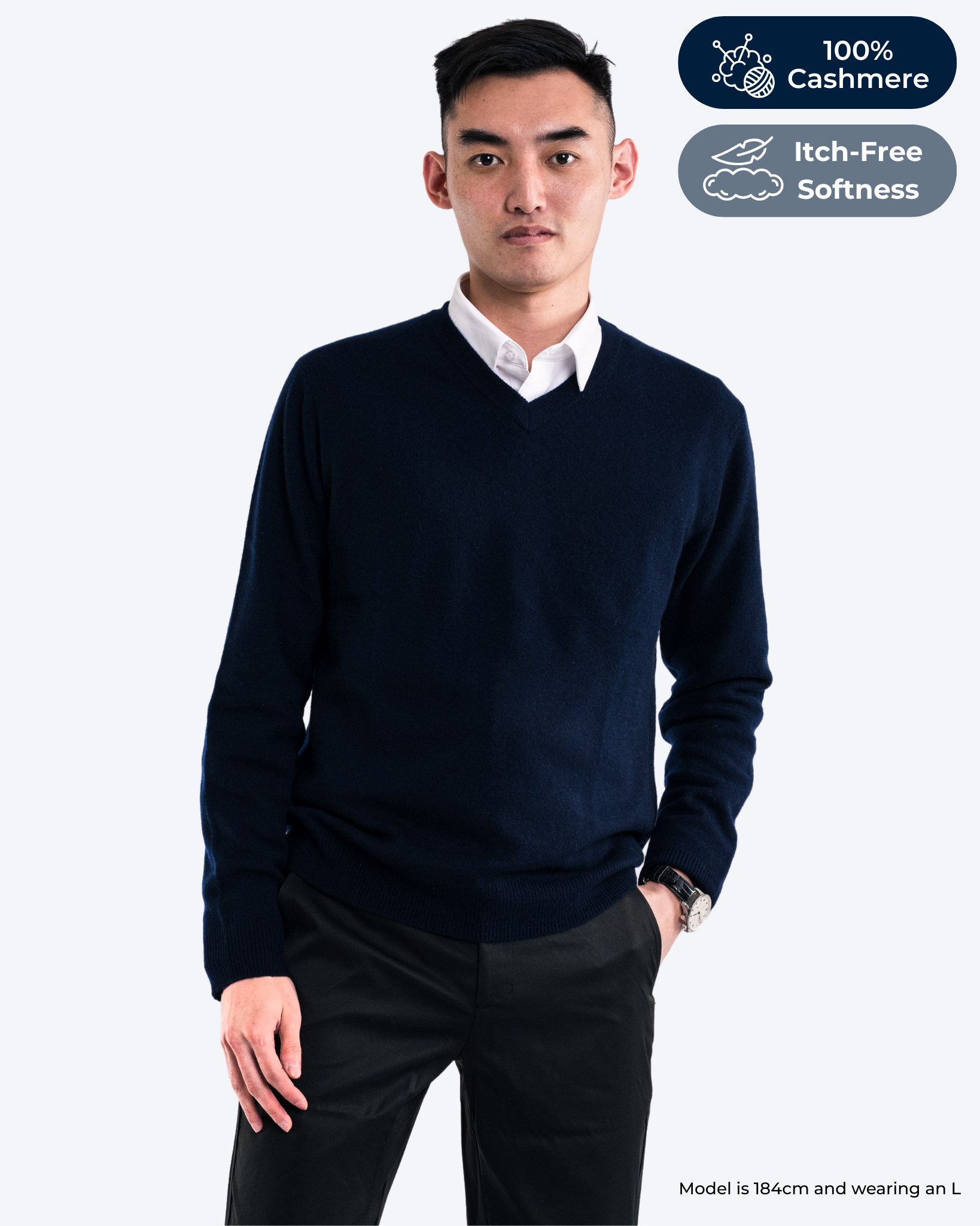 Just Cashmere V Neck