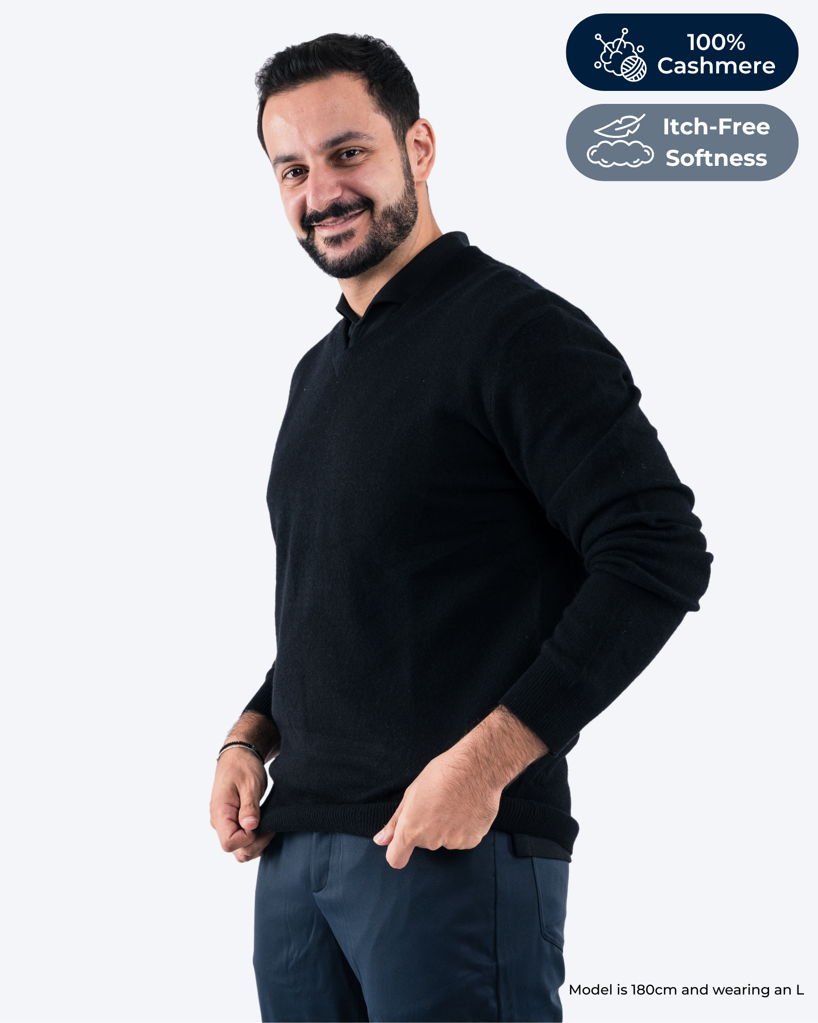 Just Cashmere V Neck